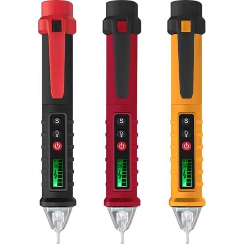 VC1010 Digital Voltage Detectors 12-1000V AC/DC Non-Contact Pen Tester Meter Volt Current Electric Test Pencil 2