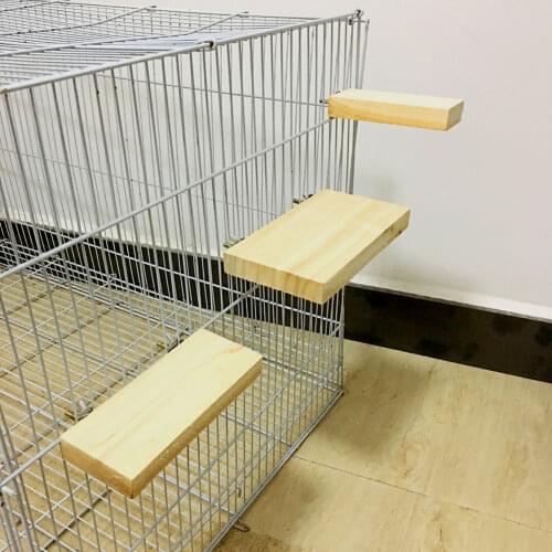 Wood Stand Platform Toy Paw Grinding Clean Cage Accessories For Parrot Hamster relieves boredom and increases activity level