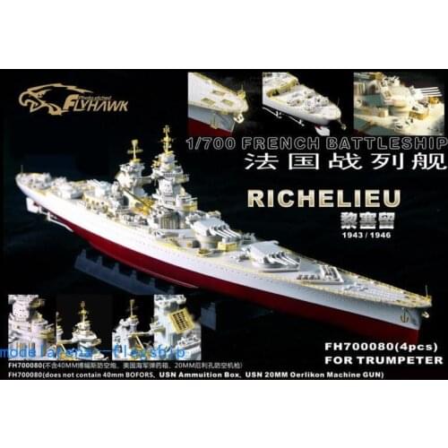 Flyhawk PE 1/700 French Battleship Richelieu FH700080