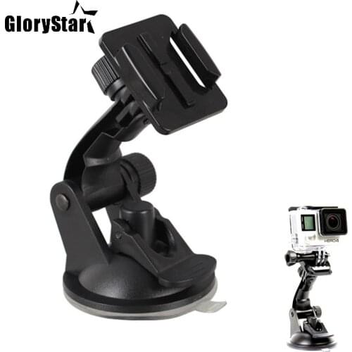 GloryStar 7cm Diameter Base Car Mount Dashboard Windshield Vacuum Suction Cup for Gopro Hero 876543 SJ4000 SJ5000 360 YI OSMO