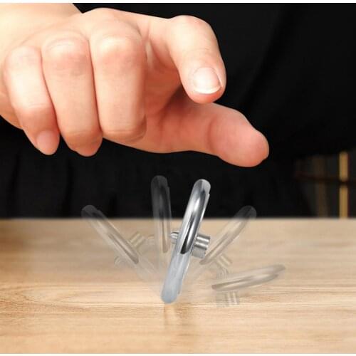 Finger Twist Toy Decompression Interactive Optical Illusion Fidget Spinner Gift