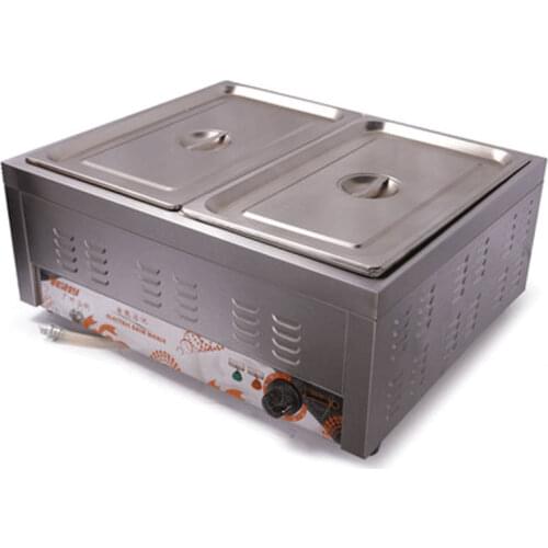 Commerical Soup Pool Stainless Steel Bain Marie Food Warmer Electric 2 Pan Soup Warmer
