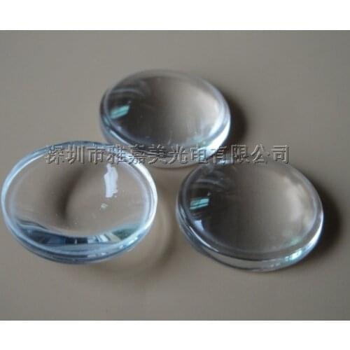 Power LED lens diameter 22MM glass Convex lens, High temperature resistant optical glass lenses