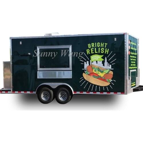 New Kitchen Ice Cream Hot Dog Pizza Mobile Food Trucks With Customization Servi