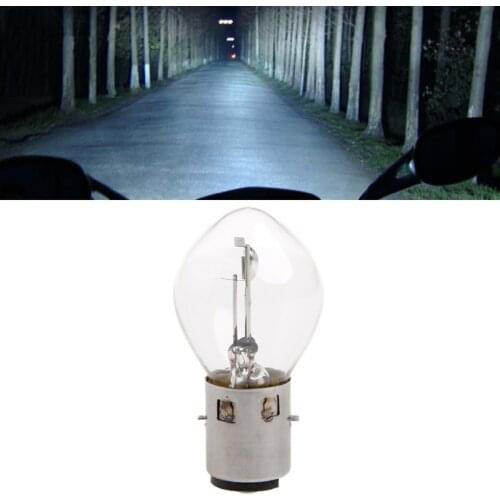 New 1 Pc ATV Moped Scooter Head Light Bulb Lamp Motorcycle DC 12V 35W 10A B35 BA20D Glass Motorbike Accessories