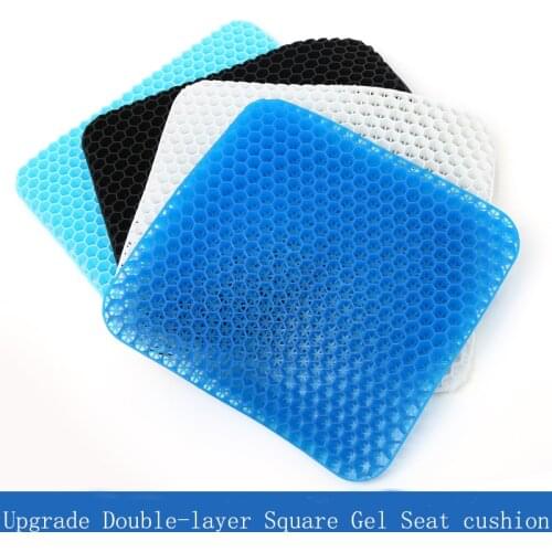 Upgrade Flexible 3D ice pad massage gel cushion Seat sitter honeycomb car sofa carpet seat cushion cervical health care pain