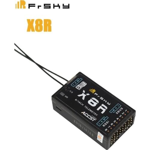 Original FrSky X8R Receiver 8/16CH Telemetry For RC Quadcopter Multicopter Part Compatible with X7 X9D X12S transmitter