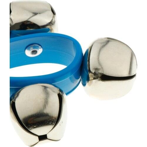 Plastic Hand Shaking Bell Baby Toddlers Grasp Catch Training Bell, 5 Bells