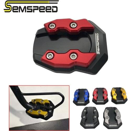 SEMSPEED Motorcycle Foot Side Stand Pad Plate For Honda ADV150 ADV 150 adv150 2019 2020 Kickstand Extension Pads Plate Support