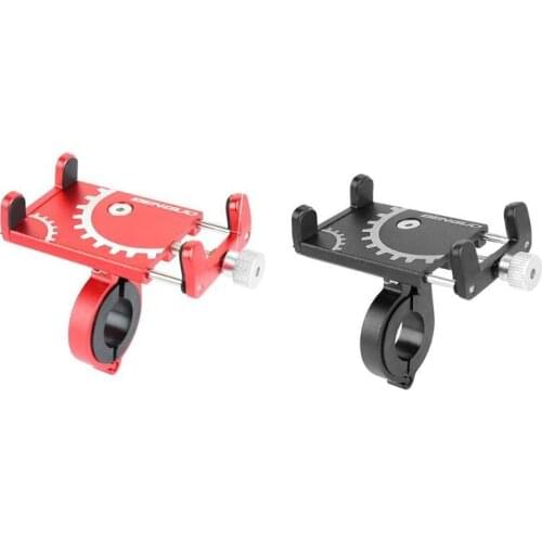 Bike Practical Shockproof Accessory Electric Scooter Aluminium Alloy Phone Holder Adjustable Clip Anti Slip Durable Handle Mount