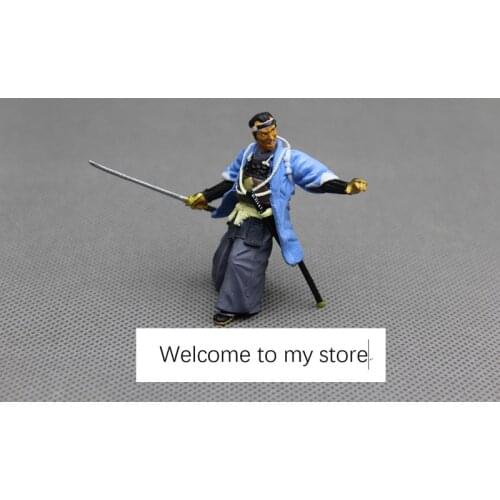 Pvc figure Japanese samurai model toy need simple assemble