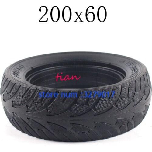 High Performance 200X60 8 Inches Scooter Solid Tire Fits for Electric Scooter Car Vacuum Tire ,electric Balance Car Scoote