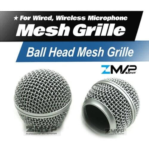 High Quality Export Version Replacement Ball Head Mesh Microphone Grille Accessories for Shure BETA58 BETA58A SM58 SM58S SM58LC