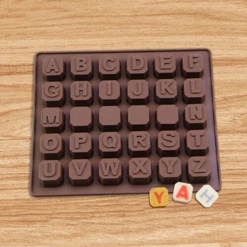 YOMDID English Alphabet Mold Chocolate Cookie Dessert Decoration Mould DIY Pastry Making Kitchen Gadgets Practical Baking Tool