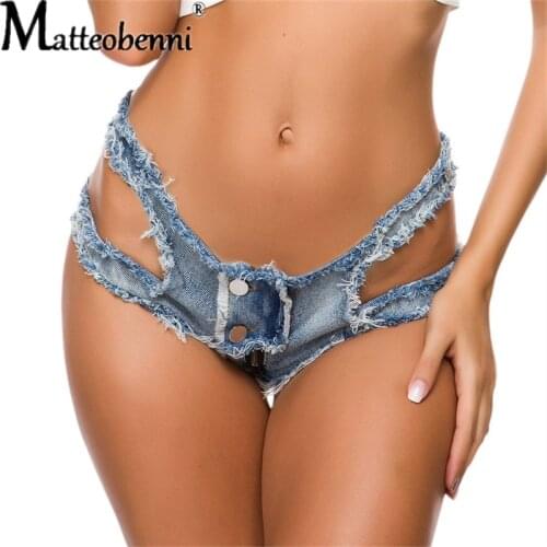 2021 Summer Women Ripped Hollow Out zipper Low Waist Hole Sexy Mini Shorts Jeans Ladies Fashion Casual Street Club Denim Short