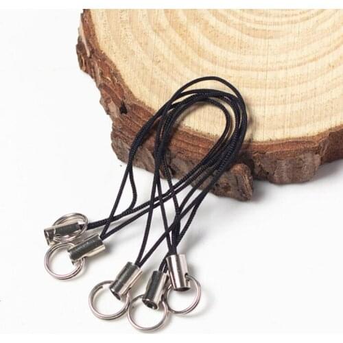 1 pcs DIY Lanyard 6cm Double Loop Mobile Phone Holder Lanyard Short Hanging Rope DIY Craft Supplies
