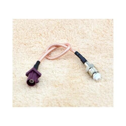10 pcs/lot) GSM antenna Extension cable Fakra D male to Fme female Jack Plug Connector pigtail cable RG316 15CM