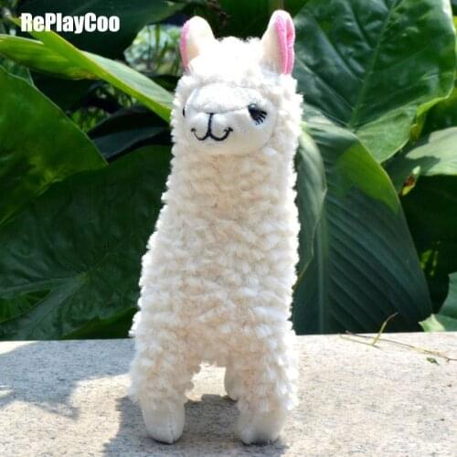 23cm/9'' Kawaii Alpaca Plush Toy Alpacasso Real Life Plush Stuffed Animal Stuffed Kids Toys Alpacasso Gift For Children 12