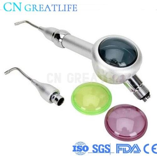 4 Hole Colored Dental Tooth Whitening Sander Gun Jet Tooth Polisher Air Prophy