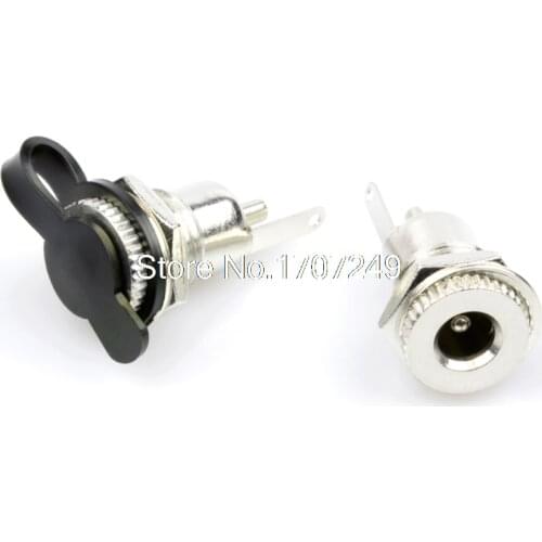 5Pcs/lot DC099 5.5 x 2.1mm 5.5 x 2.5mm DC Power Jack Socket Female Panel Mount Connector DC-099