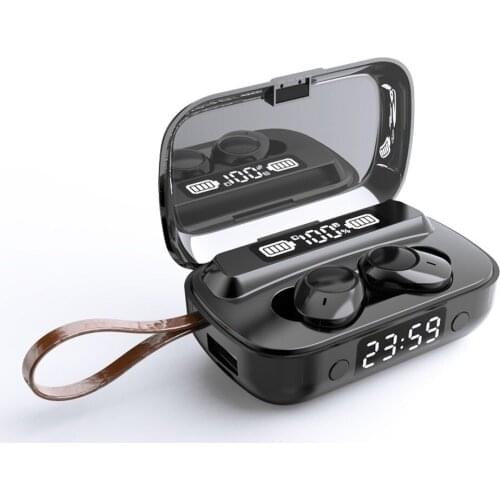 A13 TWS Wireless Bluetooth 5.1 Earphone Sports Waterproof Wireless Stereo Earbuds Music Touch Digital Display Earphone