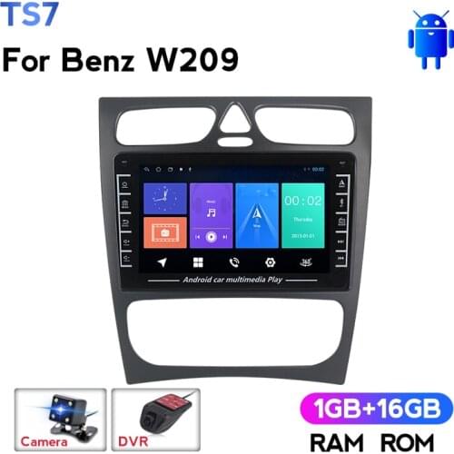 2 Din Car Multimedia Player Android System GPS Autoradio For Mercedes Benz CLK W209 W203 W463 W208 Head Unit BT Auto No 2Din DVD