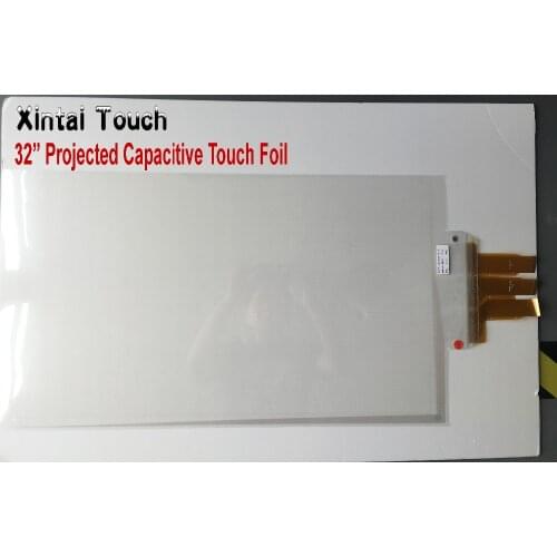 Free Shipping! Xintai Best price for 32" 16:9 ratio 20 points Interactive touch foil, touch film