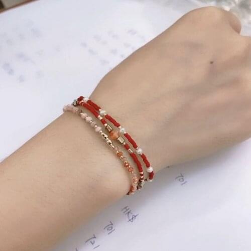 Delica Miyuki Bracelet Boho Style Friendsship Seed Beads Bracelets For Women Rope Chain Jewelry Gift Drop Ship