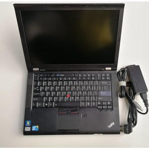 Used laptop T410 for MB Star C5 SD connect C4 icom A2 for B-M W icom next car vehicle auto diagnosis and programming