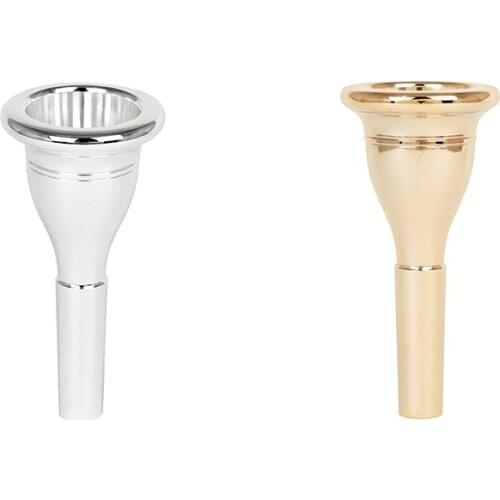 Hot AD-Professional Tuba Mouthpiece for Bach Beginner Musical Tub Accessories Parts or Finger Exerciser