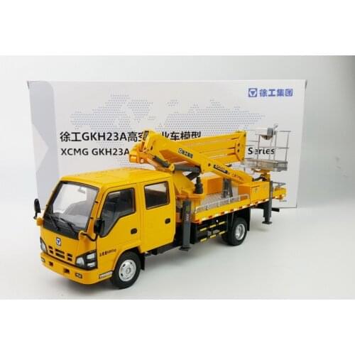 Collectible Alloy Toy Model 1:50 Scale XCMG GKH23A Aerial Working Platform Truck Vehicle DieCast Toy Model For Decoration,Gift