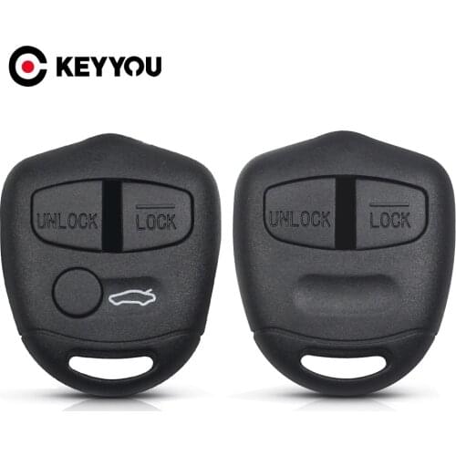KEYYOU Without Blade Car Remote Key Shell Case For Mitsubishi Lancer EX Evolution Grandis Outlander 2/3 Button Key Replacement