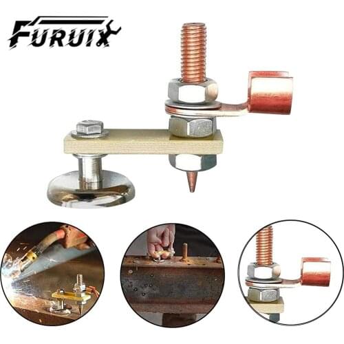 1pc Metal Welding Magnet Head Magnetic Welding Support Ground Clamp Without Tail Single Absorbable Weight 3KG