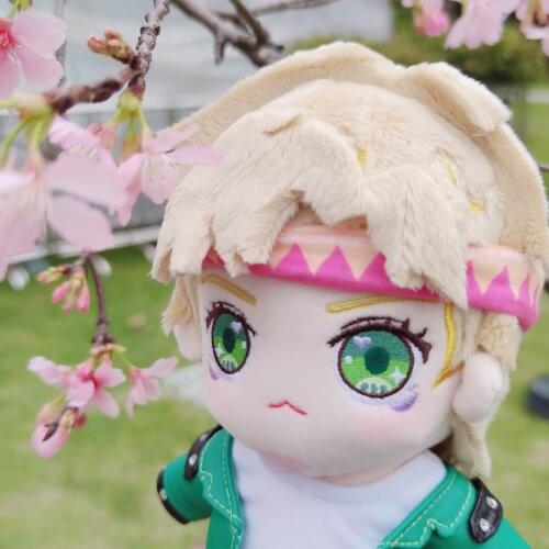 Anime JoJos Bizarre Adventure Cosplay Cute Plush Q version Stuffed Change Clothes Dolls Toy Plushie Gift