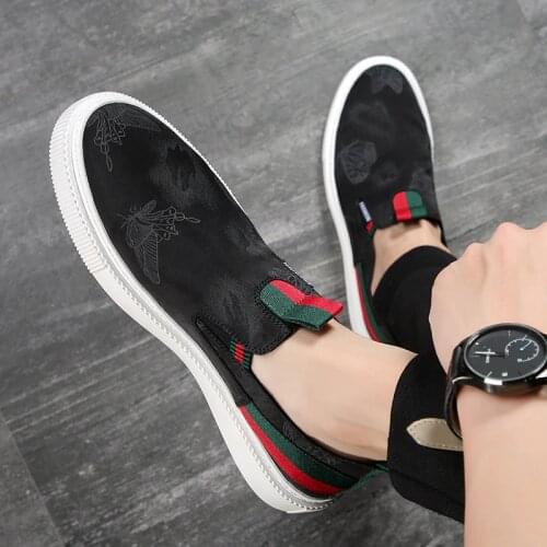 2021 Designer Shoes Men Casual Luxury Brand Italian Men Loafers Slip on Moccasins Breathable Boats Shoes Chaussure Homme