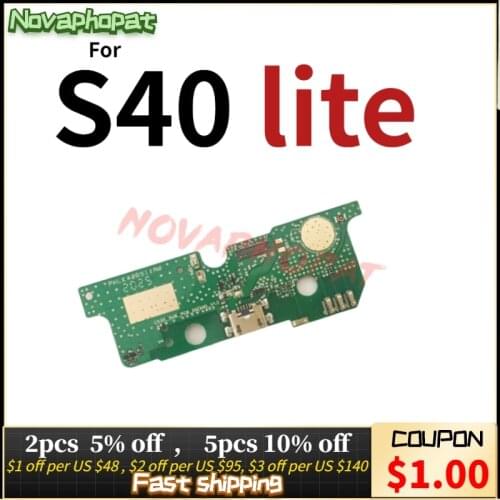 Novaphopat For Doogee S40 / S40lite USB Dock Charging Charger Port Connector Flex Cable Microphone MIC Board + Tracking