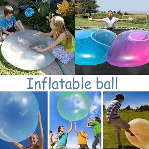 Newly Portable Water Filled Balls Lightweight Inflatable Bubble Ball Suitable for Outdoor Pool Garden Beach
