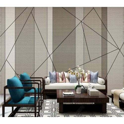 Custom papel parede Generation of geometric three-dimensional for living room bedroom sofa background wall decoration wallpaper