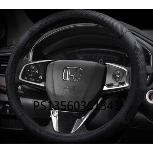 Suitable for Honda CR-V Civic xrv Vrzel Accord Jade City Fit Avancier Envix Greiz Brerze leather steering wheel cover