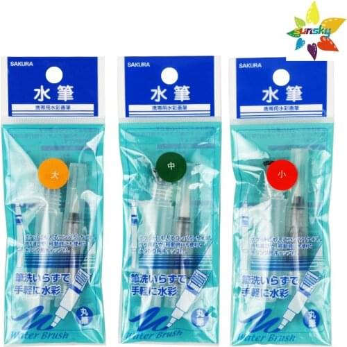 SAKURA Fountain pen,QR/QRN series,watercolor painting portable brush, water soluble color pencil good partner Art supplies