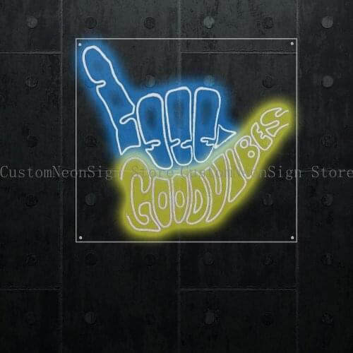 Good Vibes Led Neon Sign Home Wall Party Bedroom Living Room Sign