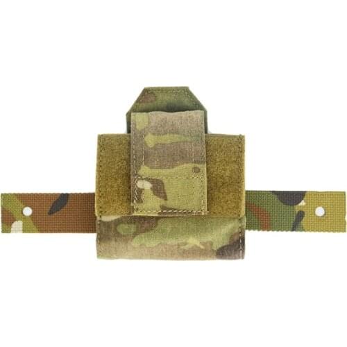 Tactical 001 Helmet PVS31 High Capacity Battery Storage Bag Helmet Adhesive Bag