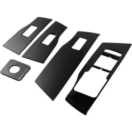 Inner Door Armrest Window Lift Button Panel Molding Cover Trim Accessories for Polo 2019 2020 Car Styling