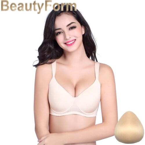 8648two in one Mastectomy Bra Ventilated Sponge beauty Prosthesis brseast forms false breast enhancer