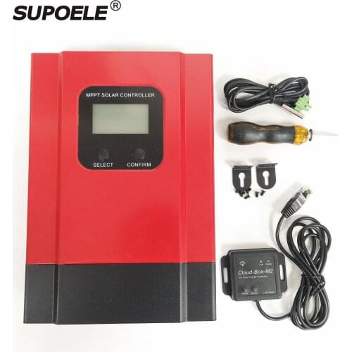 New ESmart3 Series 30A 40A 60A 12V 24V 48V Auto Smart MPPT Solar Charge Controller Max 150VDC With Cloud Box M2 Wifi APP Control