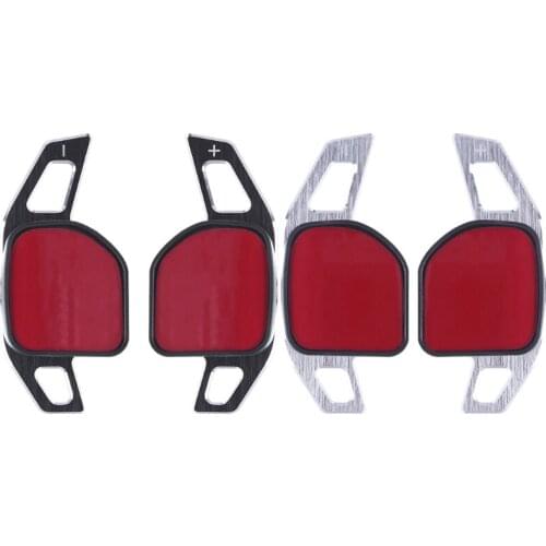 Car Steering Wheel DSG Paddle Extension Shifters Shift Sticker Decoration For AUDI A3 S3 A4 S4 B8 A5 S5 A6 S6 A8 R8 Q5 Q7 RS6 A1