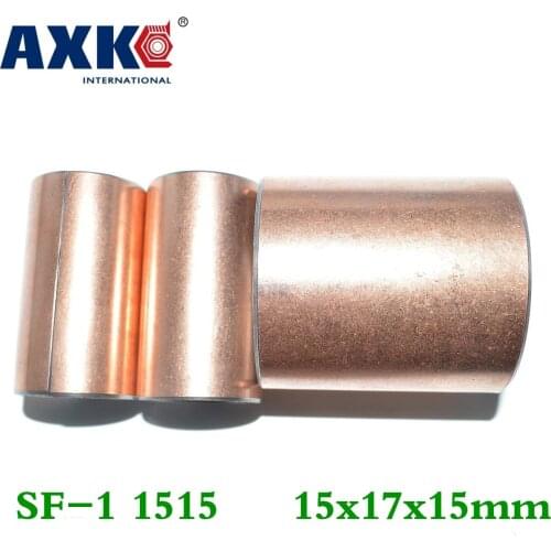 Axk 10pcs Sf-1 1515 15x17x15 Mm Self Lubricating Composite Bearing Bushing Sleeve Free Shipping Sf1