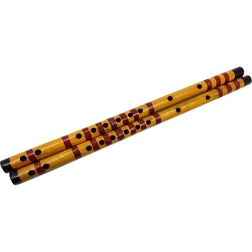 Bamboo Flute Chinese Traditional Musical Instruments Bamboo Dizi Flute for Beginner C D E F G Key Transverse 47cm Free Shipping