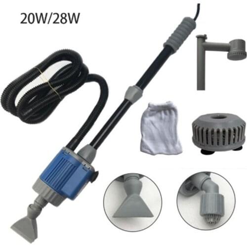 Electric Aquarium Water Change Pump Cleaning Tools Water Changer Gravel Cleaner Siphon for Fish Tank Water Filter Pump