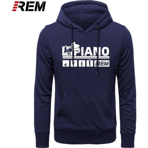 REM Hoodies Evolution Pianist Piano Men Male long Sleeve Thanksgiving Day Custom Big Size Team Music Hoodies, Sweatshirts